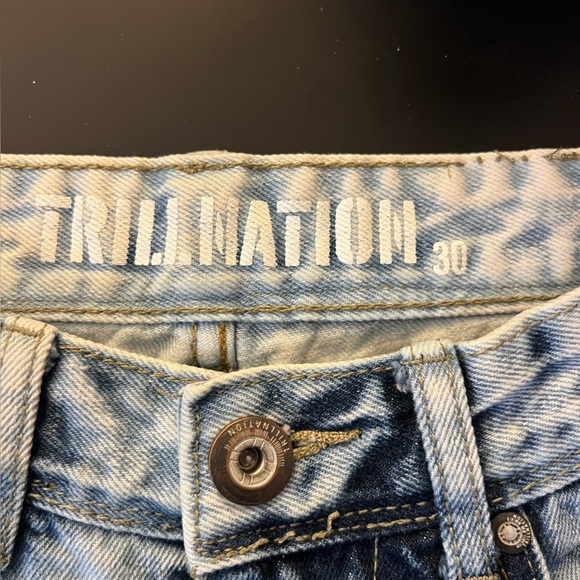 Trill Nation Distressed Skinny Jeans – Light Wash - Picture 14 of 14